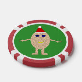クリスマスおもしろい卵 ポーカーチップ (シングル)