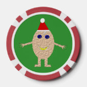 クリスマスおもしろい卵 ポーカーチップ (裏面)
