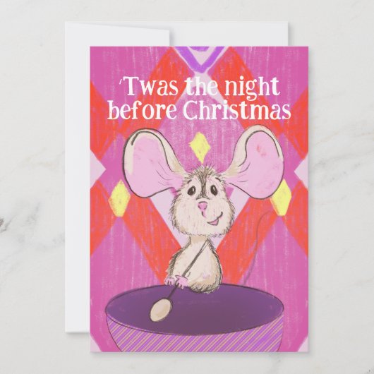 クリスマスおもしろい図解入りの、写真付きのカードの後の後半 シーズンカード (正面)