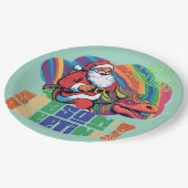 クリスマスおもしろい季節のごあいさつ ペーパープレート (アングル)