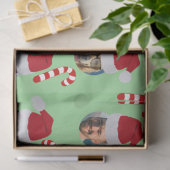 クリスマスおもしろい家族フォトサンタハット 薄葉紙 (ギフト)