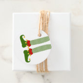 クリスマスおもしろい小妖精や小人ホリデーフェスティバルシェルフおもしろい フェイバータグ (インサイチュ)