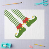 クリスマスおもしろい小妖精や小人ホリデーフェスティバルシェルフおもしろい 薄葉紙 (クラフト)