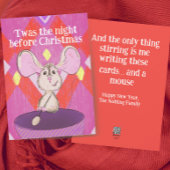 クリスマスおもしろい年賀状後の後半 シーズンカード