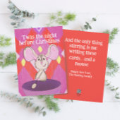 クリスマスおもしろい年賀状後の後半 シーズンカード