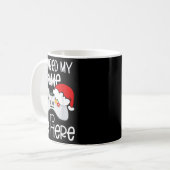 クリスマスおもしろい引用文が来るためにゲームを中断した コーヒーマグカップ (正面左)