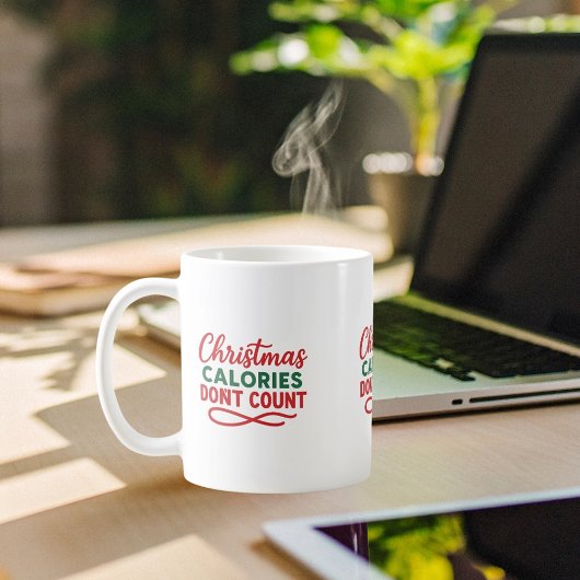 クリスマスおもしろい引用文ダイエット コーヒーマグカップ
