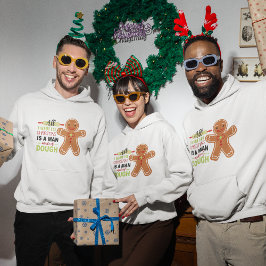 クリスマスおもしろい引用文フード付きスウェットシャツ パーカ