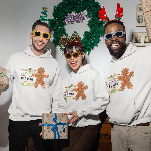 クリスマスおもしろい引用文フード付きスウェットシャツ パーカ