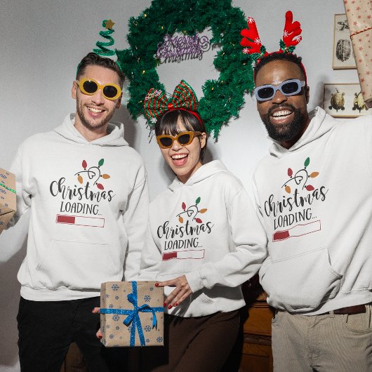 クリスマスおもしろい引用文フード付きスウェットシャツ パーカ