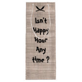 クリスマスおもしろい感謝祭ワインバッグワイントート ワインギフトバッグ (裏面)