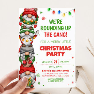クリスマスおもしろい格言クリスマスパーティー 招待状