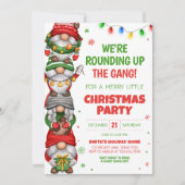 クリスマスおもしろい格言クリスマスパーティー 招待状 (正面)