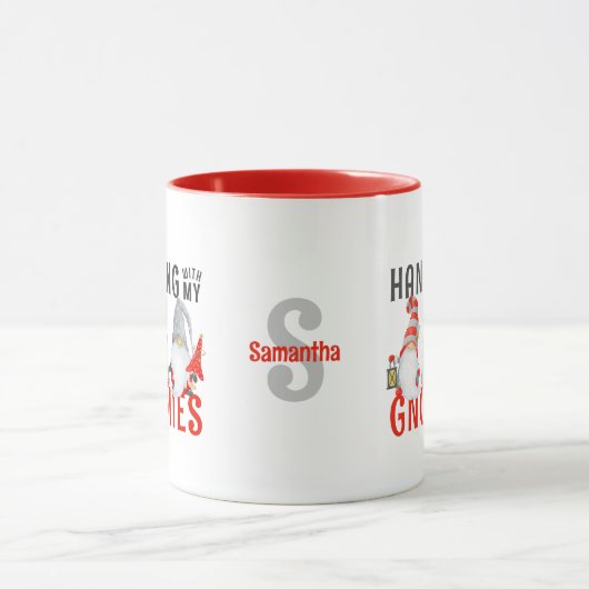 クリスマスおもしろい格言ズパーソナライズされたホリデイ マグカップ (中央)