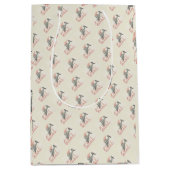 クリスマスおもしろい格言 ミディアムペーパーバッグ (正面)