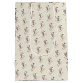 クリスマスおもしろい格言 ミディアムペーパーバッグ (裏面)