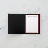 クリスマスおもしろい歯科医院 シーズンカード (内部)