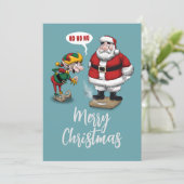 クリスマスおもしろい漫画 シーズンカード (スタンド正面)