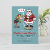 クリスマスおもしろい漫画 招待状 (スタンド正面)