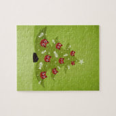 クリスマスおもしろい猫好き ジグソーパズル (横)