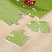 クリスマスおもしろい猫好き ジグソーパズル (側面)