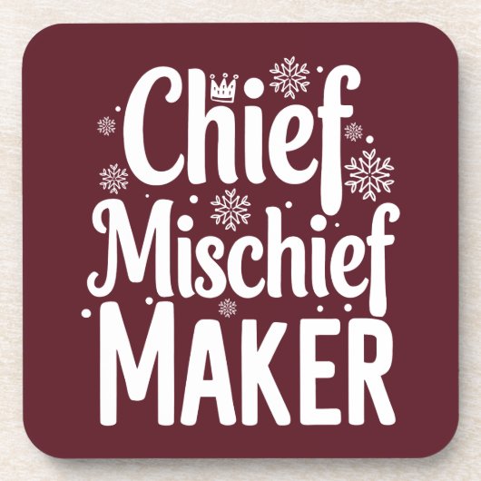 クリスマスおもしろい飲料用コースター コースター (正面)