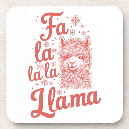 クリスマスおもしろい飲料用コースター コースター (正面)