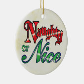 クリスマスおもしろい飾り セラミックオーナメント (右)