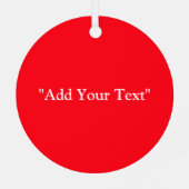 クリスマスおもしろい飾り メタルオーナメント (裏面)