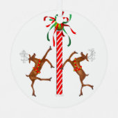 クリスマスおもしろい飾り メタルオーナメント (正面)