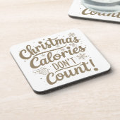 クリスマスおもしろい コースター (左側)