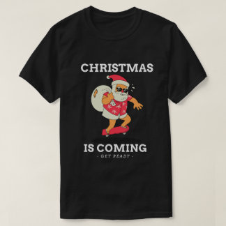 クリスマスおもしろい「サンタクリスマス」グラフィック Tシャツ