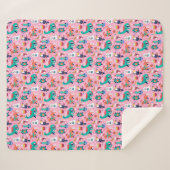 クリスマスおもしろい シェルパブランケット (正面(横))