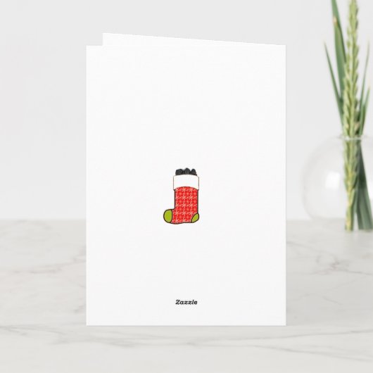 クリスマスおもしろい シーズンカード (裏面)