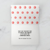 クリスマスおもしろい シーズンカード (内部)