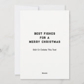 クリスマスおもしろい シーズンカード (裏面)