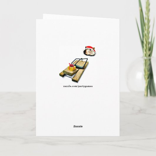 クリスマスおもしろい シーズンカード (裏面)