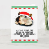 クリスマスおもしろい シーズンカード (正面)