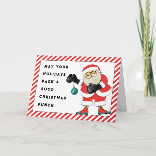 クリスマスおもしろい シーズンカード (正面)