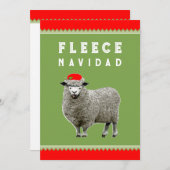 クリスマスおもしろい シーズンカード (正面/裏面)