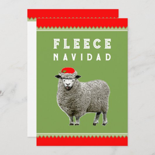 クリスマスおもしろい シーズンカード (正面/裏面)