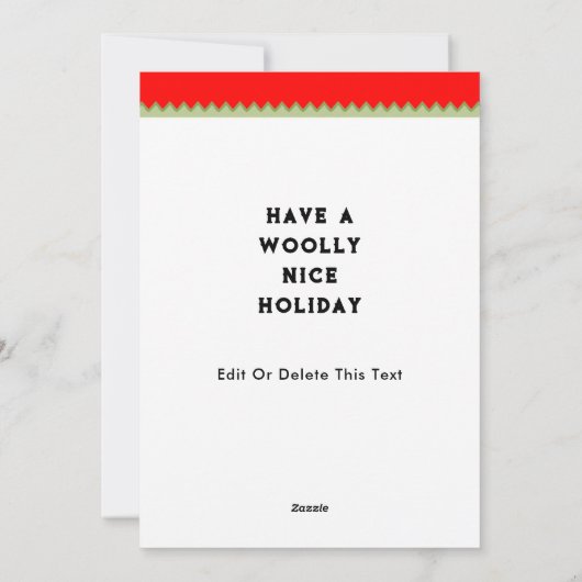 クリスマスおもしろい シーズンカード (裏面)