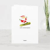 クリスマスおもしろい シーズンカード (裏面)