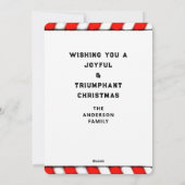 クリスマスおもしろい シーズンカード (裏面)