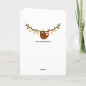 クリスマスおもしろい シーズンカード (裏面)