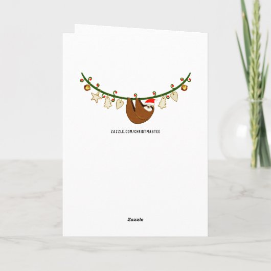 クリスマスおもしろい シーズンカード (裏面)