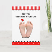 クリスマスおもしろい シーズンカード (正面)