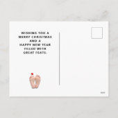 クリスマスおもしろい シーズンポストカード (裏面)