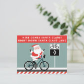 クリスマスおもしろい シーズンポストカード (スタンド正面)