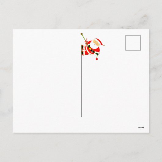 クリスマスおもしろい シーズンポストカード (裏面)